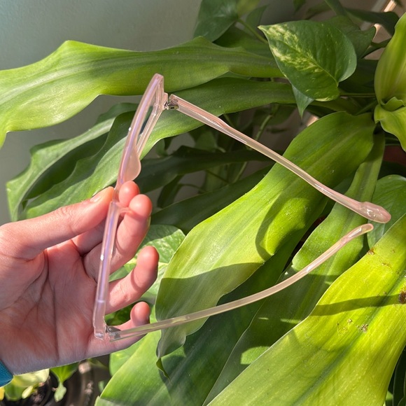 Fashion glasses no prescription glasses fashion stylish pink glasses cute - Picture 5 of 9